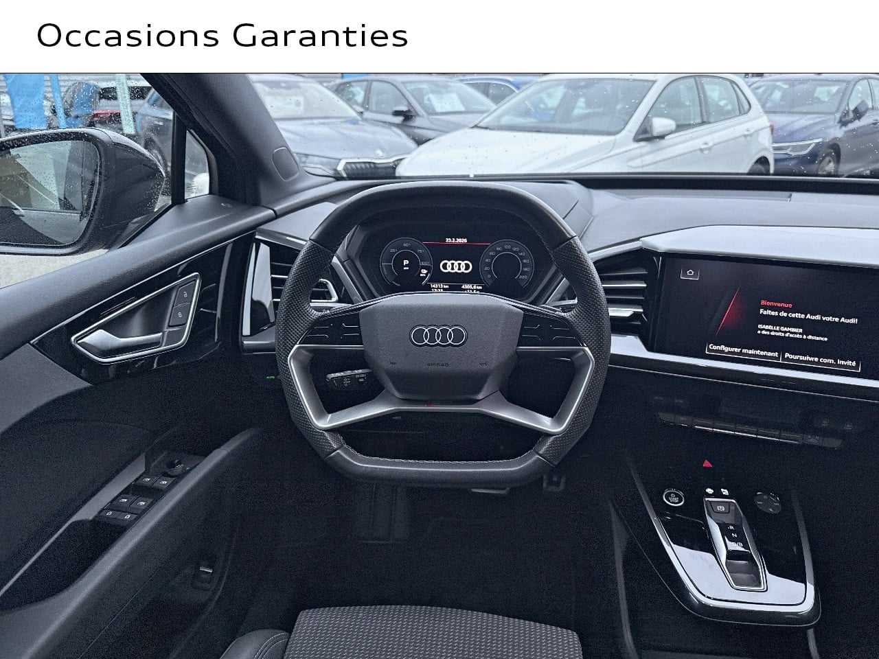 Voitures occasions Audi Q4 Sportback e-tron S line Lens